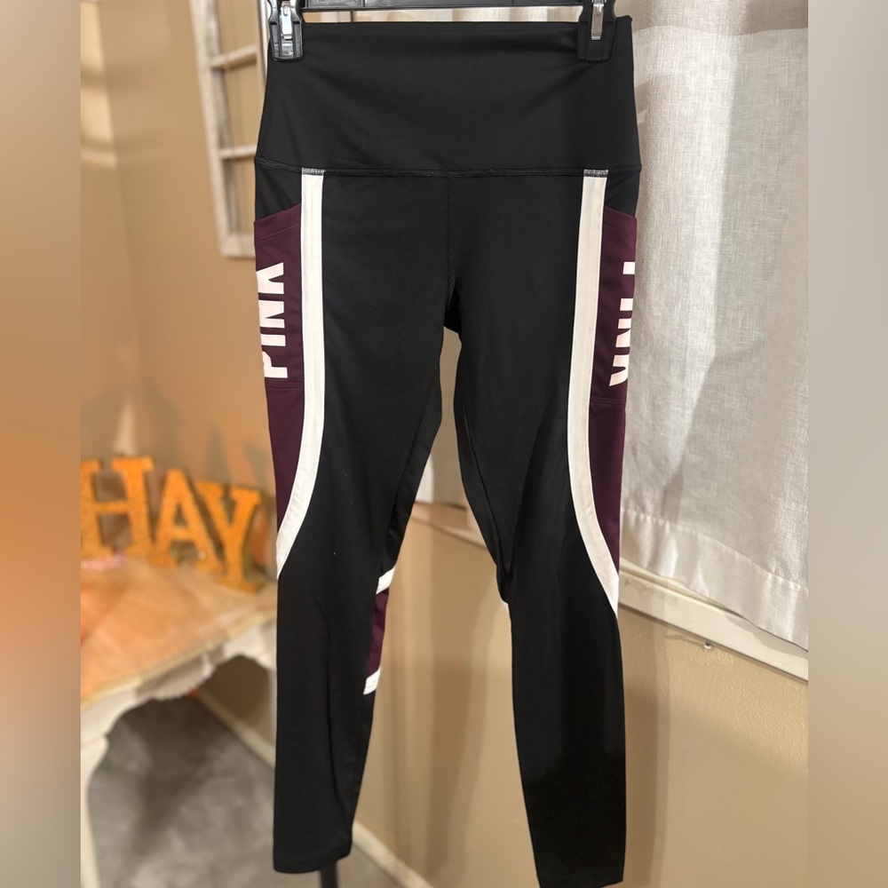 PINK Victoria's Secret Black Leggings